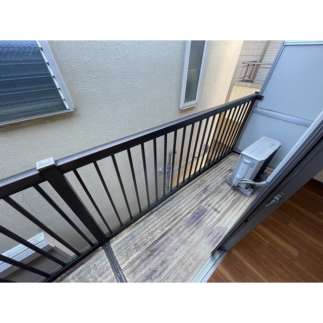 バルコニー　広々としたバルコニーです