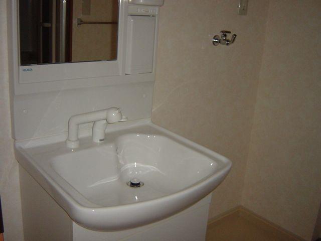 洗面設備　洗面台です。