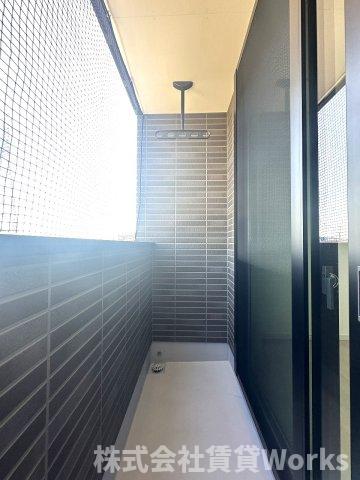 バルコニー　落ち着いた時間を過ごせるバルコニーです