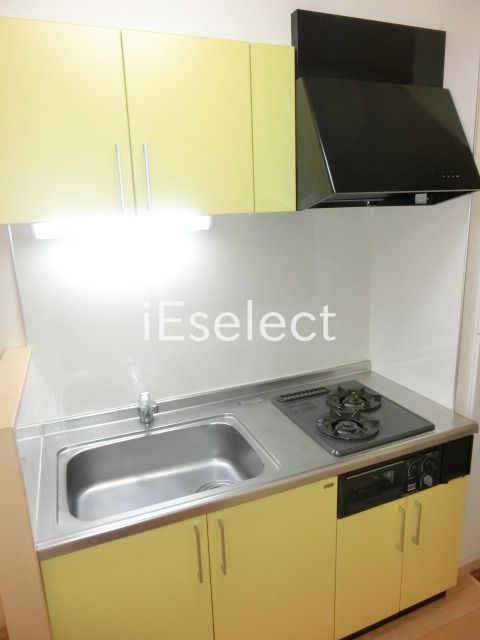 キッチン　お料理好きには嬉しい2口のシステムキッチン