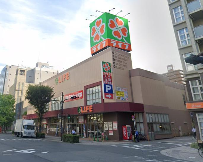 スーパー　ライフ太融寺店（スーパー）まで881m