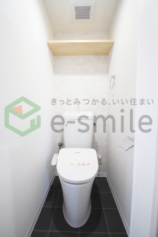 トイレ　ゆったりとした空間のトイレです