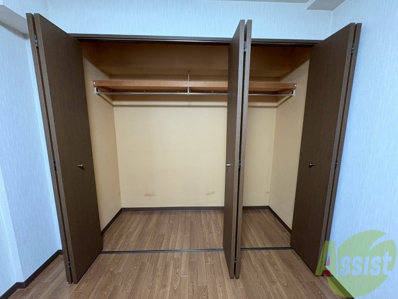収納　収納もバッチリあるのでお部屋が片付きますよ！