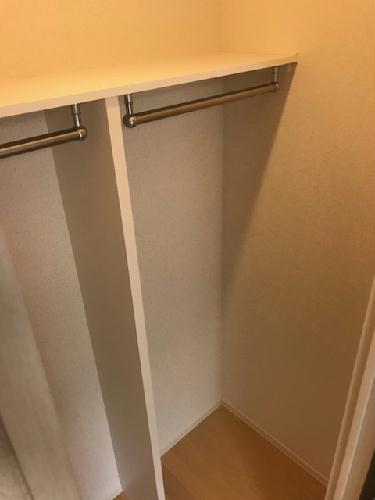 収納　ウォークインタイプのクローゼットです！