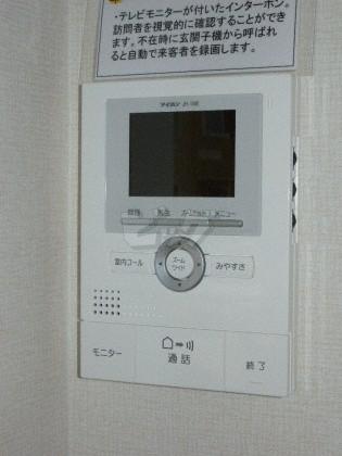 セキュリティ　TVモニターホンでお客様のお顔も見えて安心です！