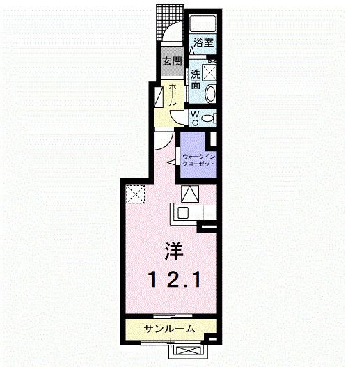 ＪＲ信越本線 見附駅 バス乗車時間：19分 最寄りバス停で下車 徒歩1分 2階建 築10年の間取り写真