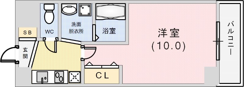 リアライズ神戸SOUTHの間取り写真