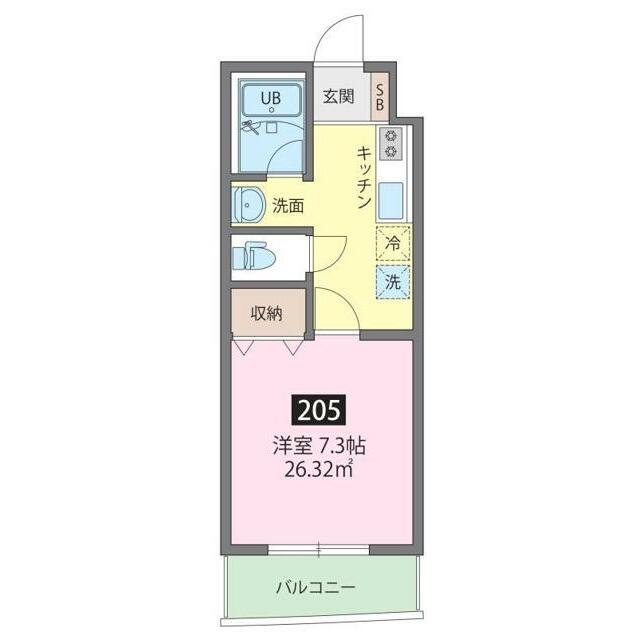 リヴェール石川台の間取り写真