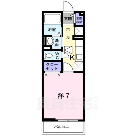 近鉄大阪線 耳成駅 徒歩7分 2階建 築18年の間取り写真