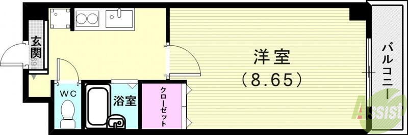 アートプラザ神戸西の間取り写真