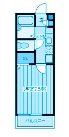リマール新城Aの間取り写真