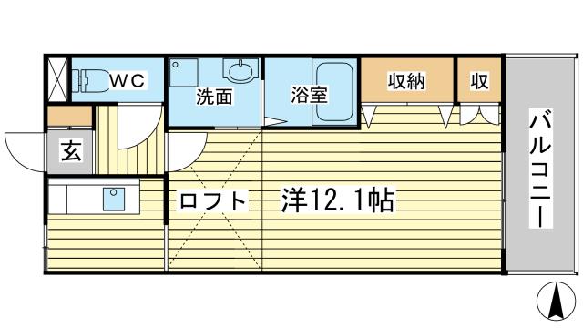 ミューズ大幸の間取り写真