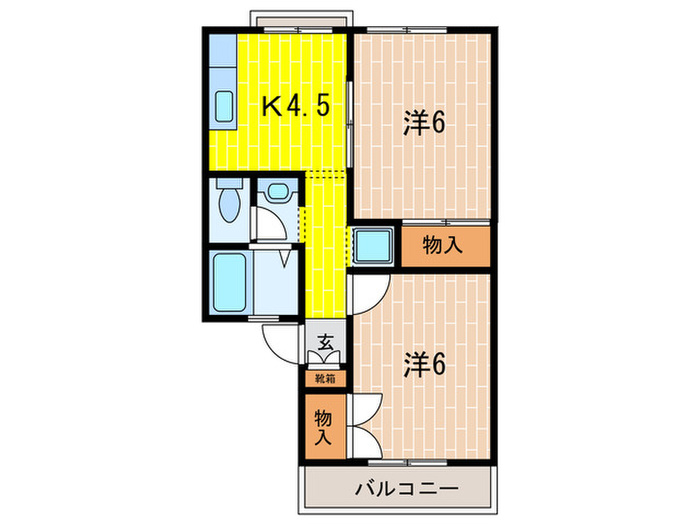 セジュールKOUYOの間取り写真
