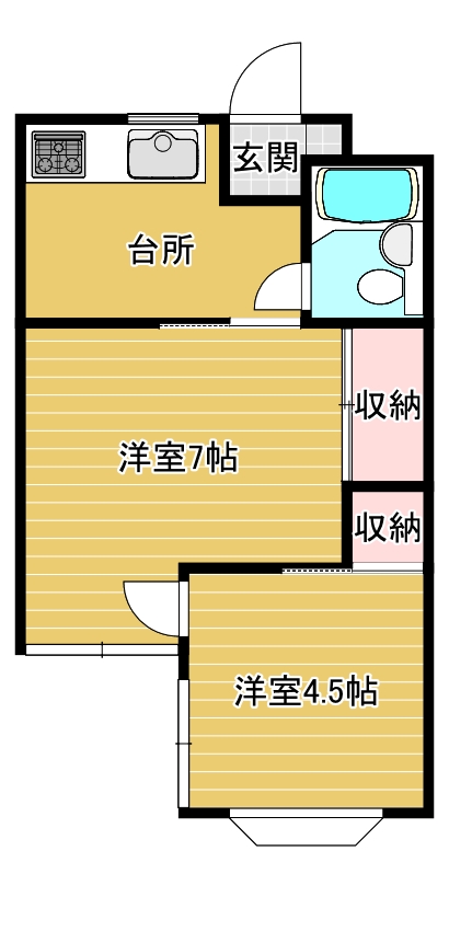 アジュールの間取り