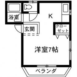 グリーンハイツ7の間取り