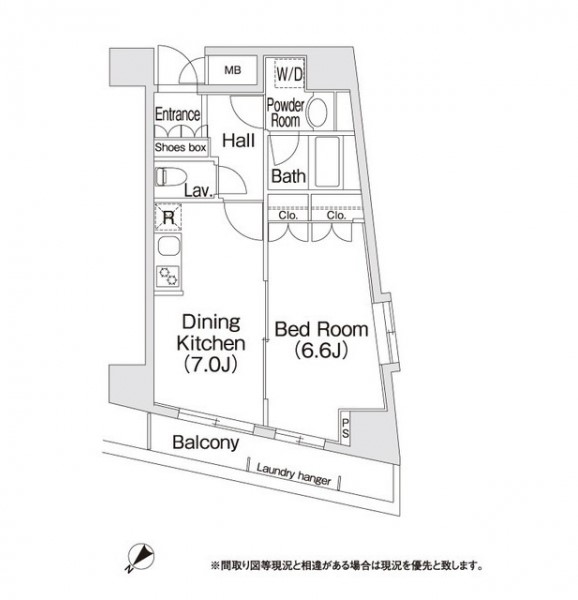 コンフォリア池尻の間取り