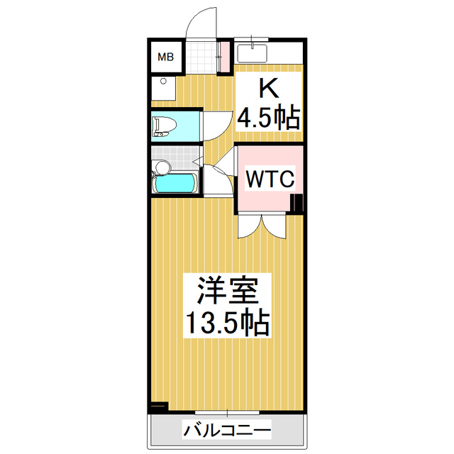 ローヤルコーポ西口の間取り