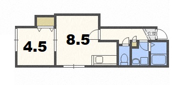 Ｍ・Ｉ・Ｈの間取り