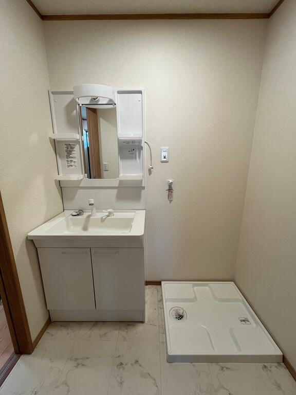 洗面設備　忙しい朝でもバッチリ