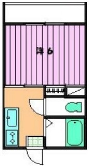 東京都板橋区赤塚７（アパート）の賃貸物件の間取り