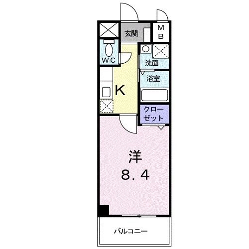 ガーレ花園の間取り