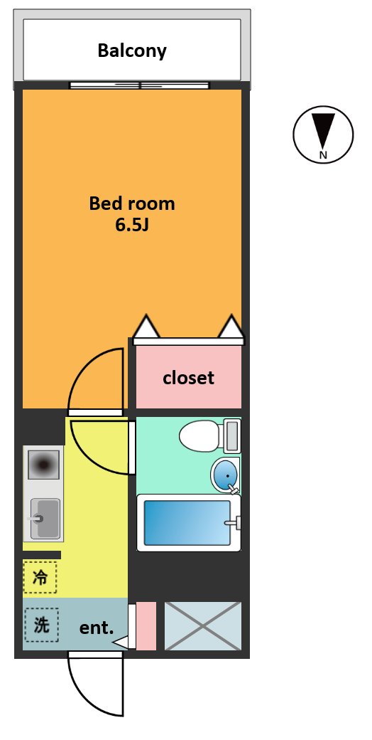 【ピンテール３の間取り】