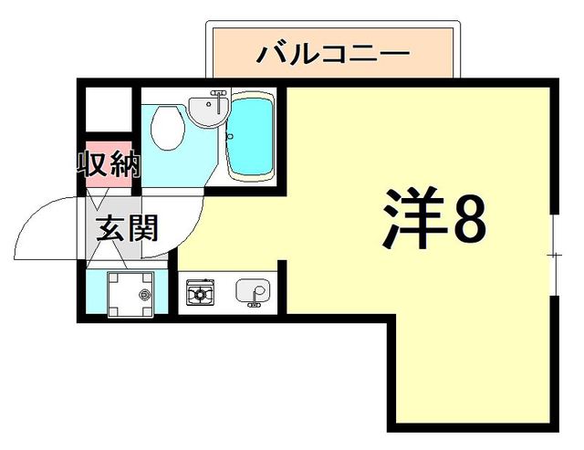 神戸市東灘区魚崎南町のマンションの間取り