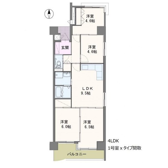 セントラルパレスの間取り