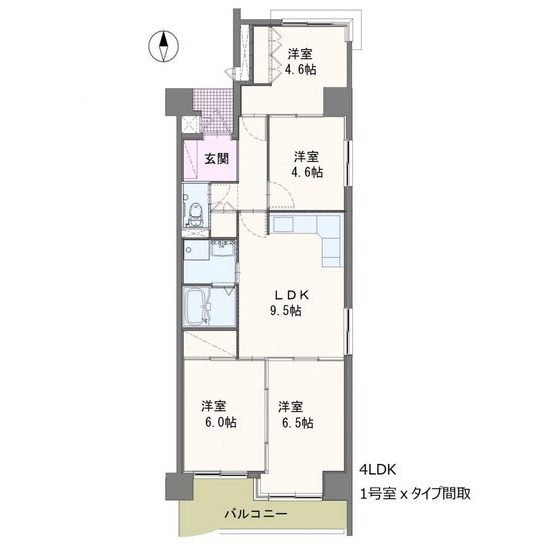 セントラルパレスの間取り