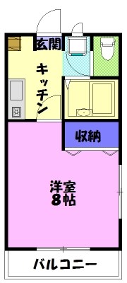 ジュネス西原の間取り