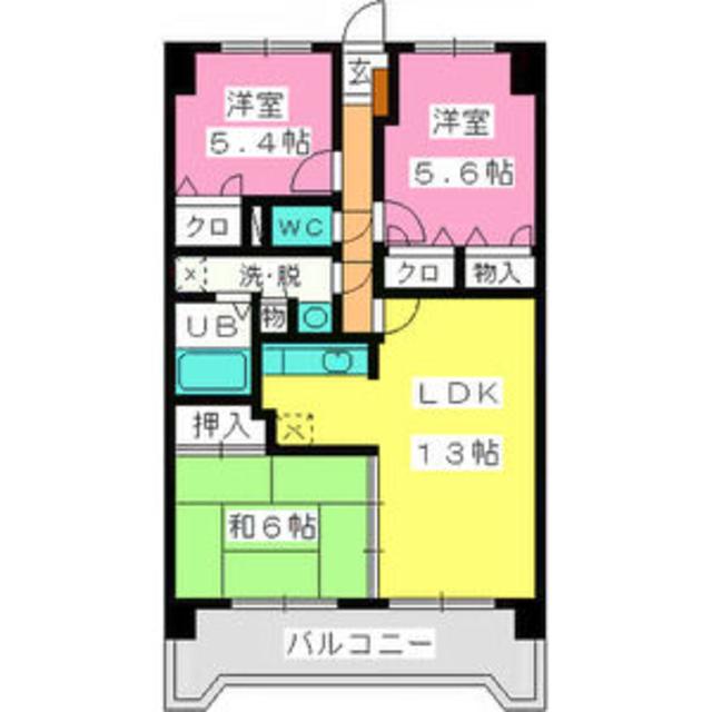 サンリバー博多南IIの間取り