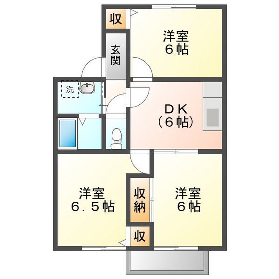 ファミール　Ｄ棟の間取り