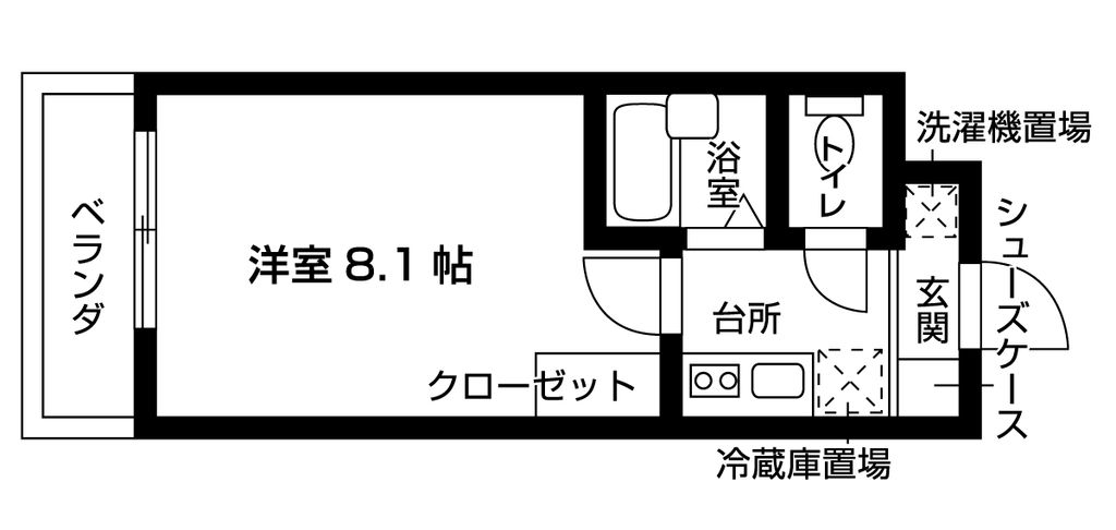 セルシオン池下の間取り