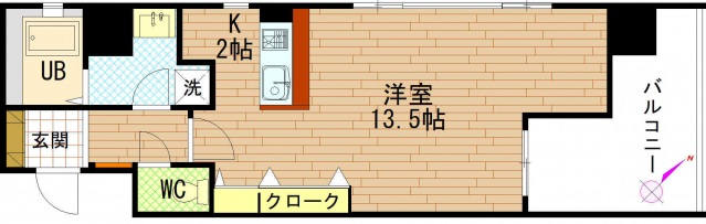 【グラビスコート十日市の間取り】