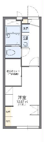 レオパレスみそのの間取り