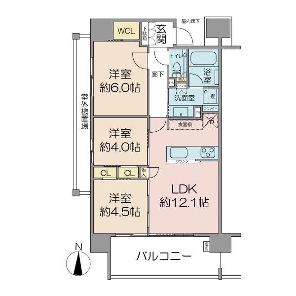 ポレスター横濱鶴見の間取り