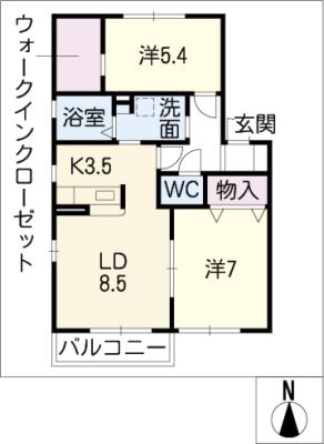 アトリオ金新田の間取り