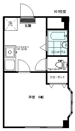 足立区東和のアパートの間取り