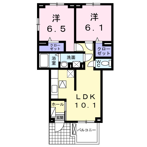 プリムローズＳの間取り