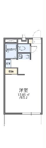 レオパレスネッスル小松の間取り