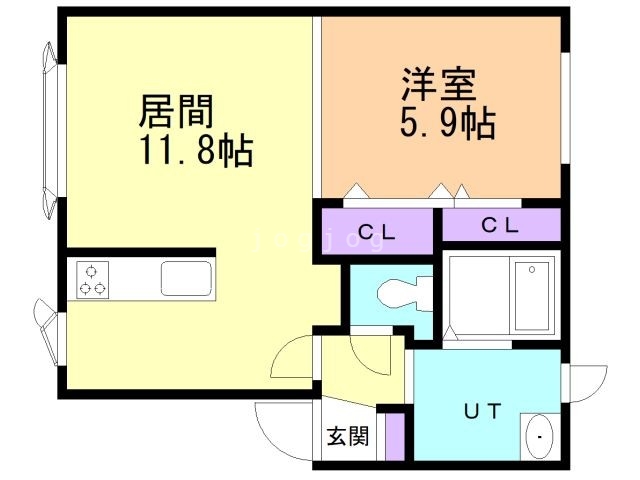 センチュリーＦの間取り