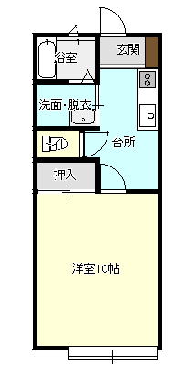 ノースウィングの間取り