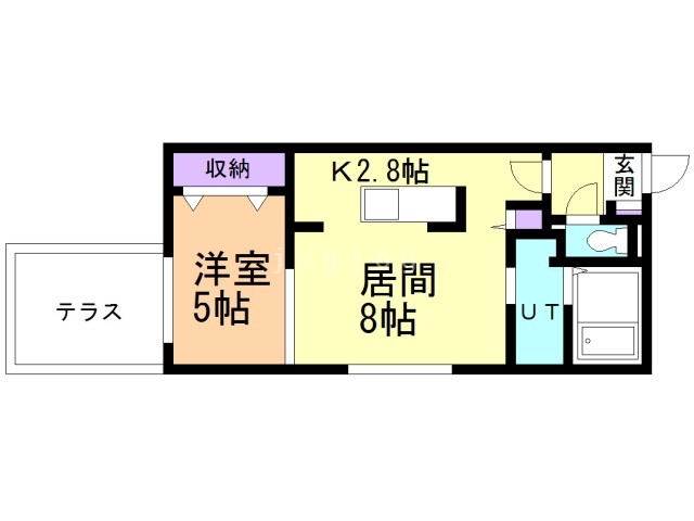 ブランシャール円山医大前の間取り