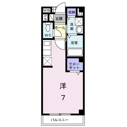 【アヴィタシオン　Ｋの間取り】