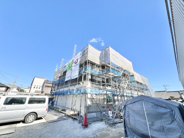 四街道市下志津新田のアパートの建物外観