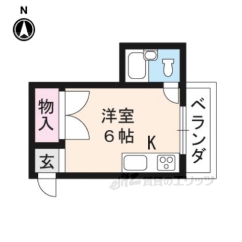 ライブコート二軒茶屋の間取り