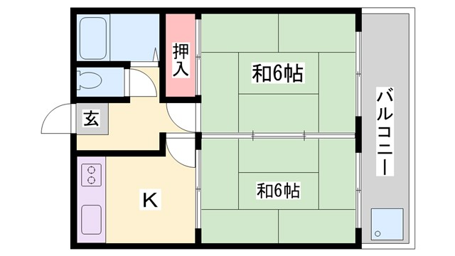 吉川ハイツの間取り