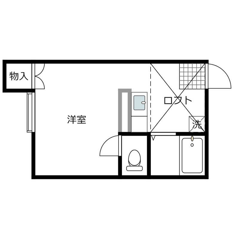 サンライズうちのの間取り