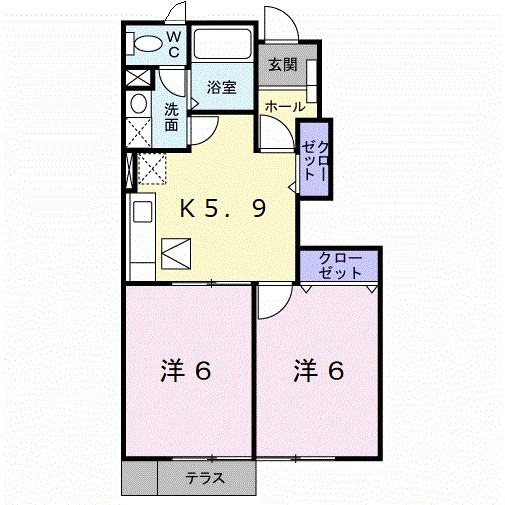 ロジュマン・Ｋ壱番館の間取り