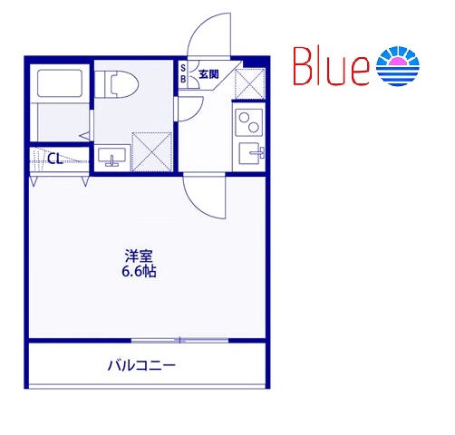 横浜市緑区十日市場町のアパートの間取り